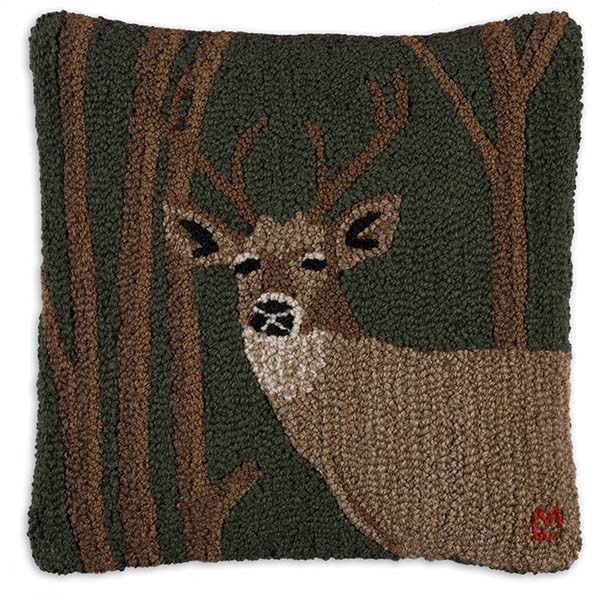 deer chandler 4 corners throw pillow