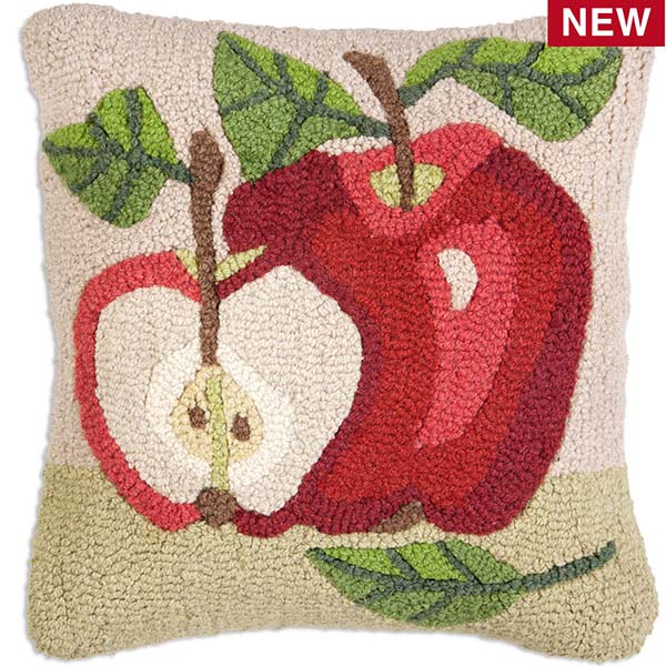 apples chandler 4 corners throw pillow