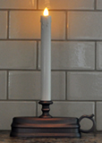 aged bronze luminara window candle