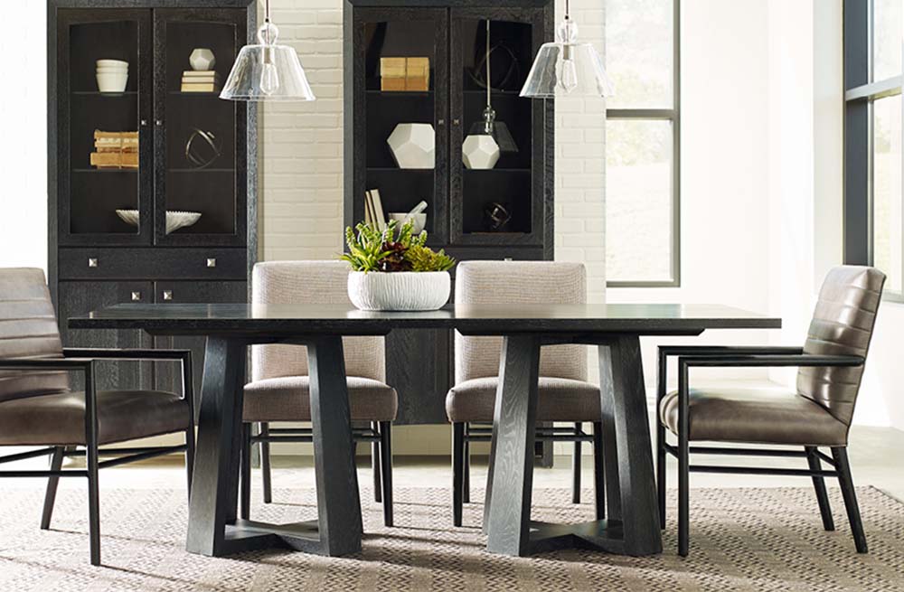 studio by stickley modern loft dining table